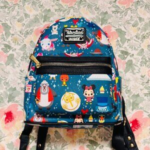 Disney Parks Chibi Characters Attractions Loungefly Used Once